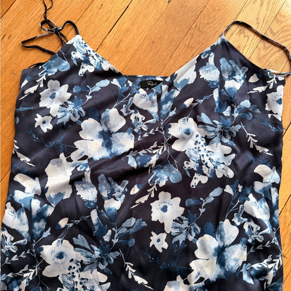 Rails Navy and White Floral Cami Tank